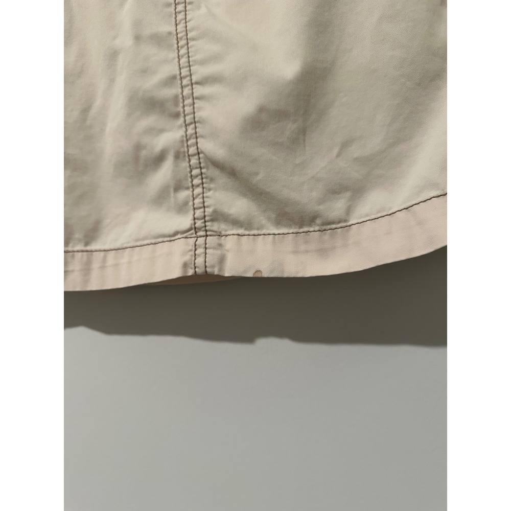 Faded Glory Khaki Cargo Mini Skirt Tan Cotton Utility Y2K Gorpcore Size 4 - Picture 7 of 7
